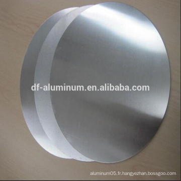 3003 cercles en alliage en aluminium utilisés pour la cuvette en aluminium antiadhésive